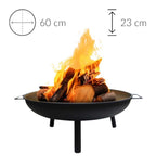 STALOWE PALENISKO OGRODOWE 60cm MILANO