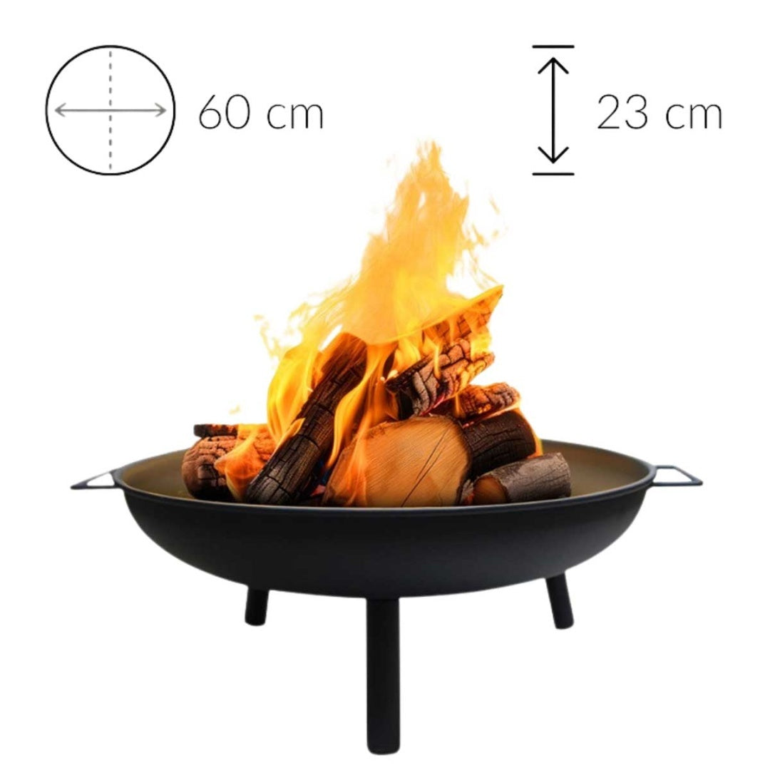 STALOWE PALENISKO OGRODOWE 60cm MILANO