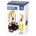 BUTELKI SZKLANE DO OLIWY OCTU 2x 250ml PRZYPRAWNIKI W STOJAKU 229276