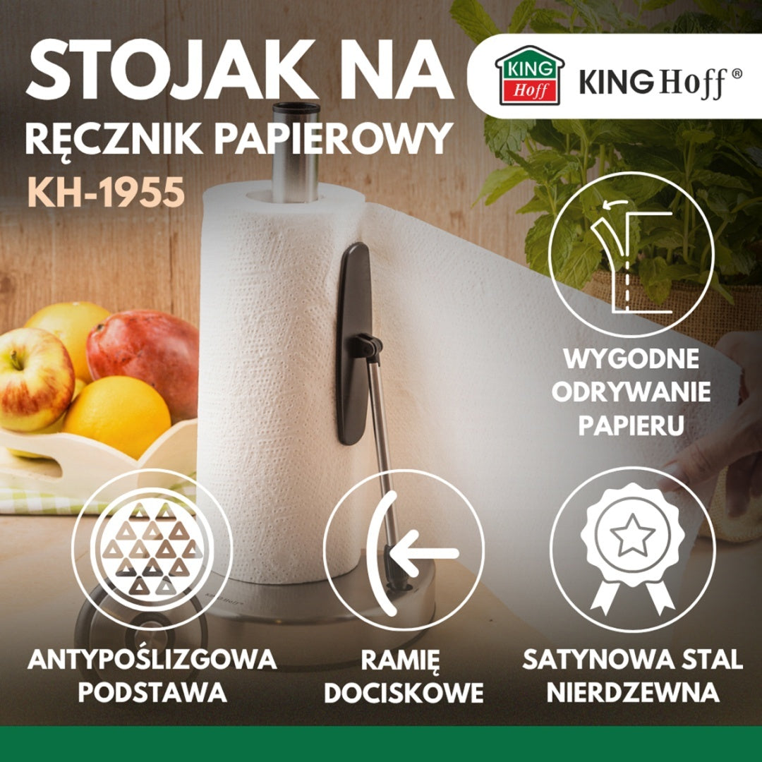 STOJAK STALOWY NA RĘCZNIKI PAPIEROWE KINGHOFF KH-1955