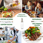 SZKLANA BUTELKA 500ml Z NALEWAKIEM DO OCTU I OLIWY KINGHOFF KH-2004