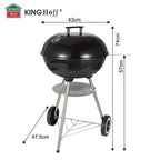 GRILL WĘGLOWY Z POKRYWĄ 41cm KINGHOFF KH-2033