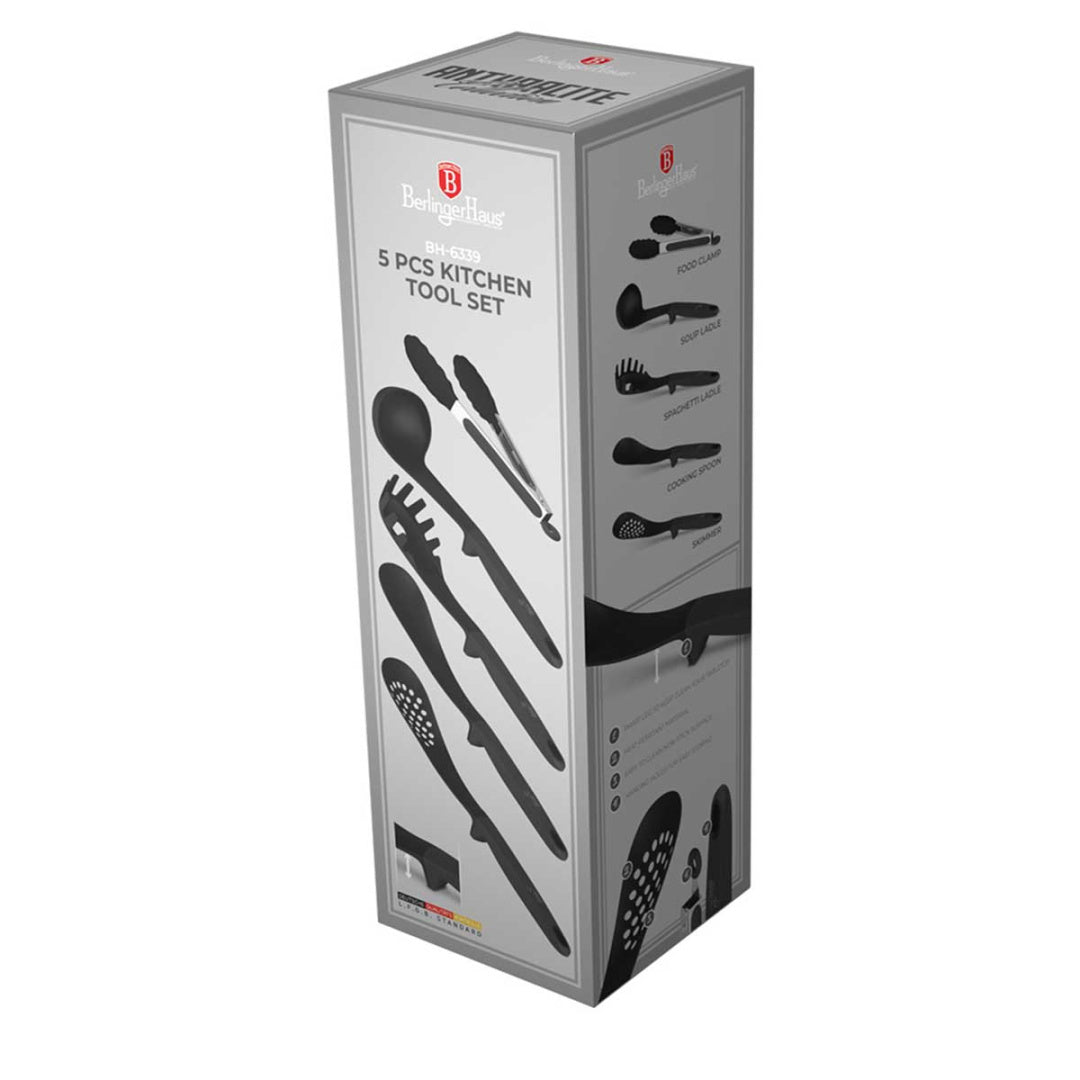 ZESTAW PRZYBORÓW KUCHENNYCH BERLINGER HAUS BH-6339 ANTRACITE