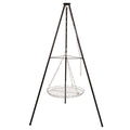 TRÓJNÓG STALOWY 15Ocm Z RUSZTEM 50cm GRILL DO PALENISK OGRODOWYCH