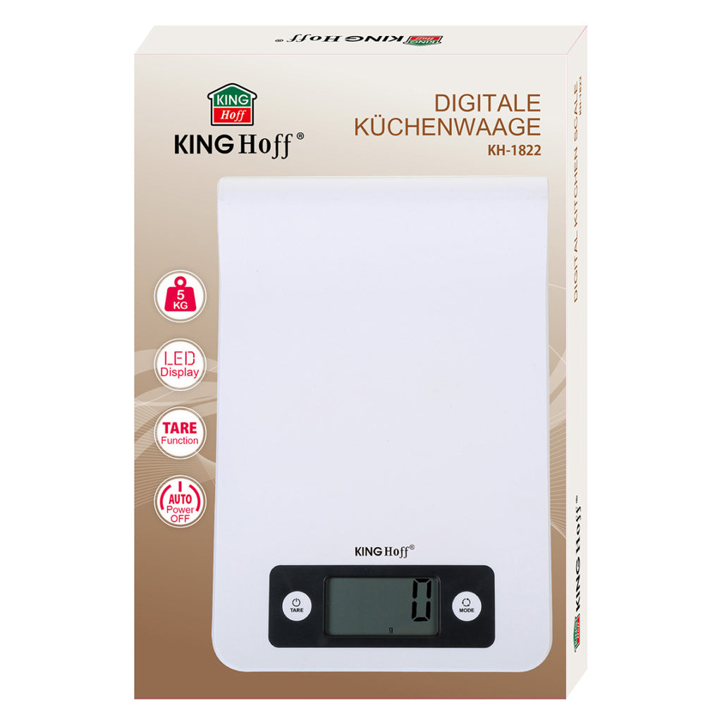 ELEKTRONICZNA WAGA KUCHENNA KINGHOFF KH-1822 NA RELING