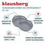 WKŁAD SILIKONOWY DO FRYTOWNICY 20cm KLAUSBERG KB-7789 2 szt.