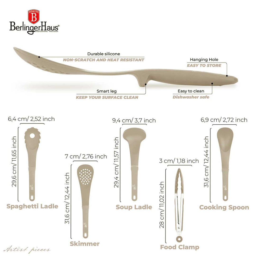 ZESTAW PRZYBORÓW KUCHENNYCH BERLINGER HAUS BH-6336 SAHARA