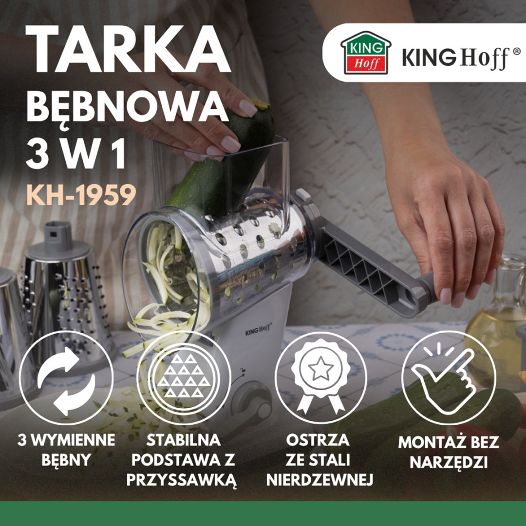 TARKA BĘBNOWA DO WARZYW SERA KINGHOFF KH-1959