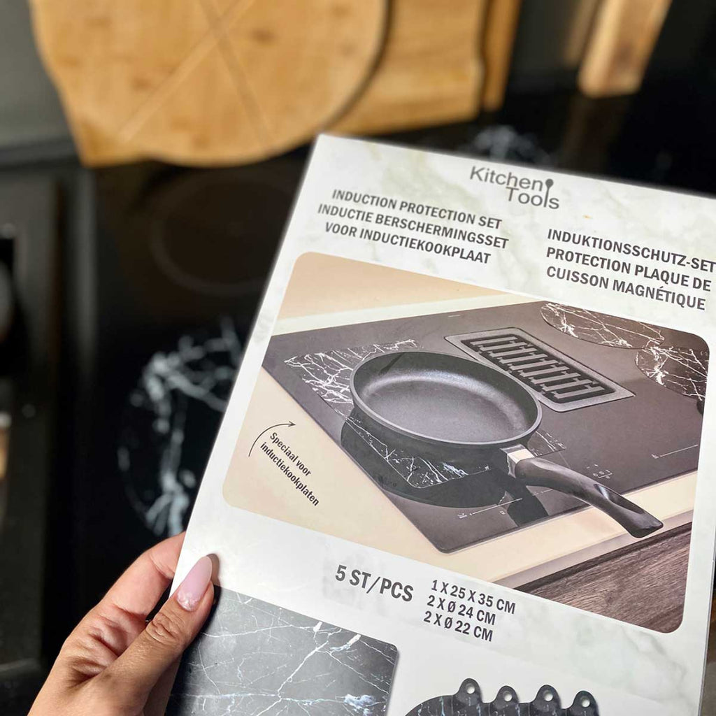 SILIKONOWA MATA PODKŁADKA OCHRONNA DO GOTOWANIA NA INDUKCJI 5 szt.