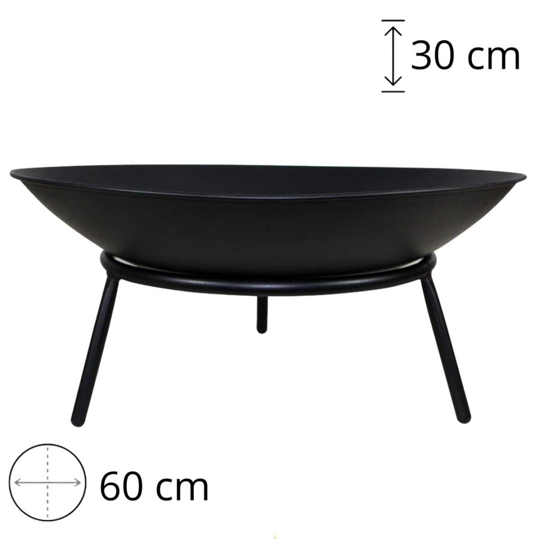 STALOWE PALENISKO OGRODOWE 60cm PALERMO