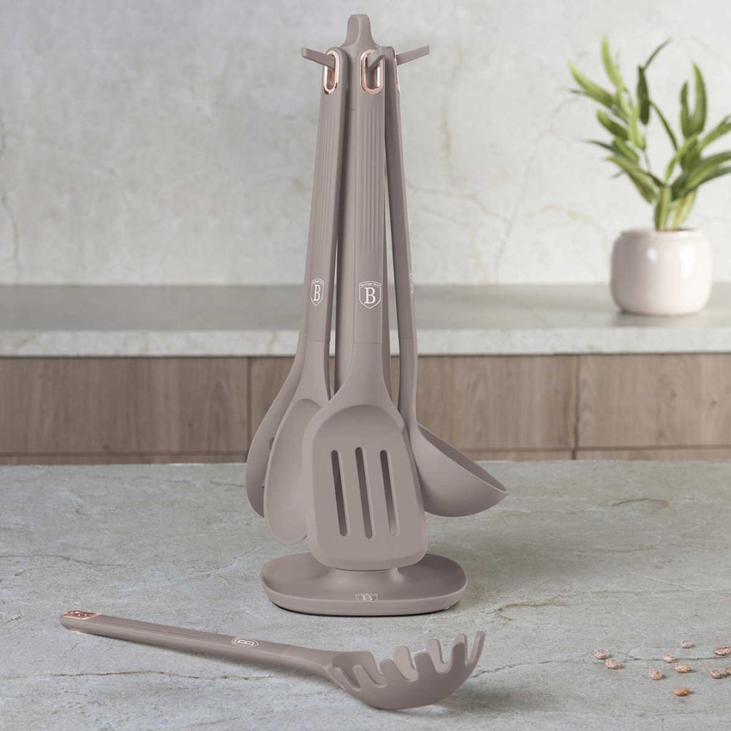 ZESTAW PRZYBORÓW KUCHENNYCH BERLINGER HAUS BH-8618 TAUPE