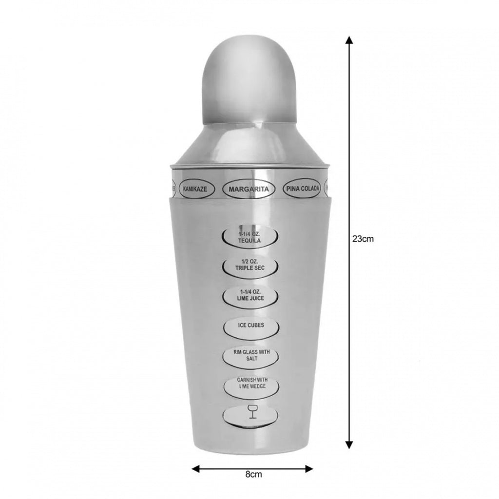SHAKER BARMAŃSKI Z RECEPTURAMI 600ml KINGHOFF KH-1393