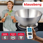 ELEKTRONICZNA WAGA KUCHENNA 5kg/1.8l KLAUSBERG KB-7939 Bluetooth